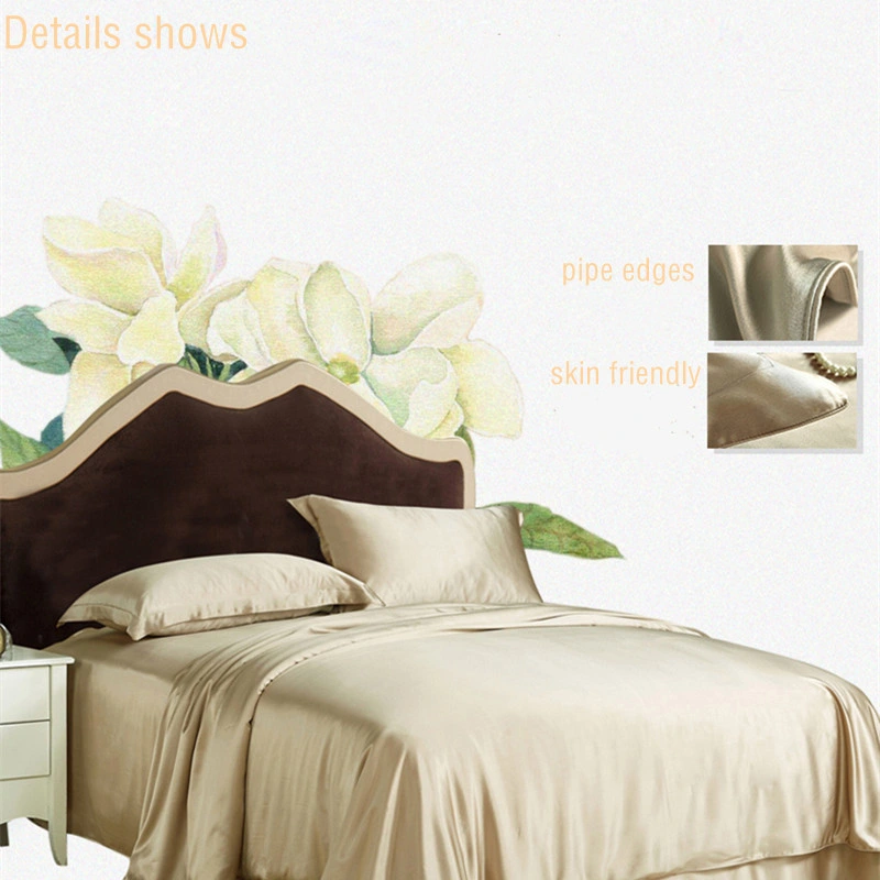 Fluffy Fitted Bridal Silk Fabric Luxury Microfiber Bedsheets Sets Bedding