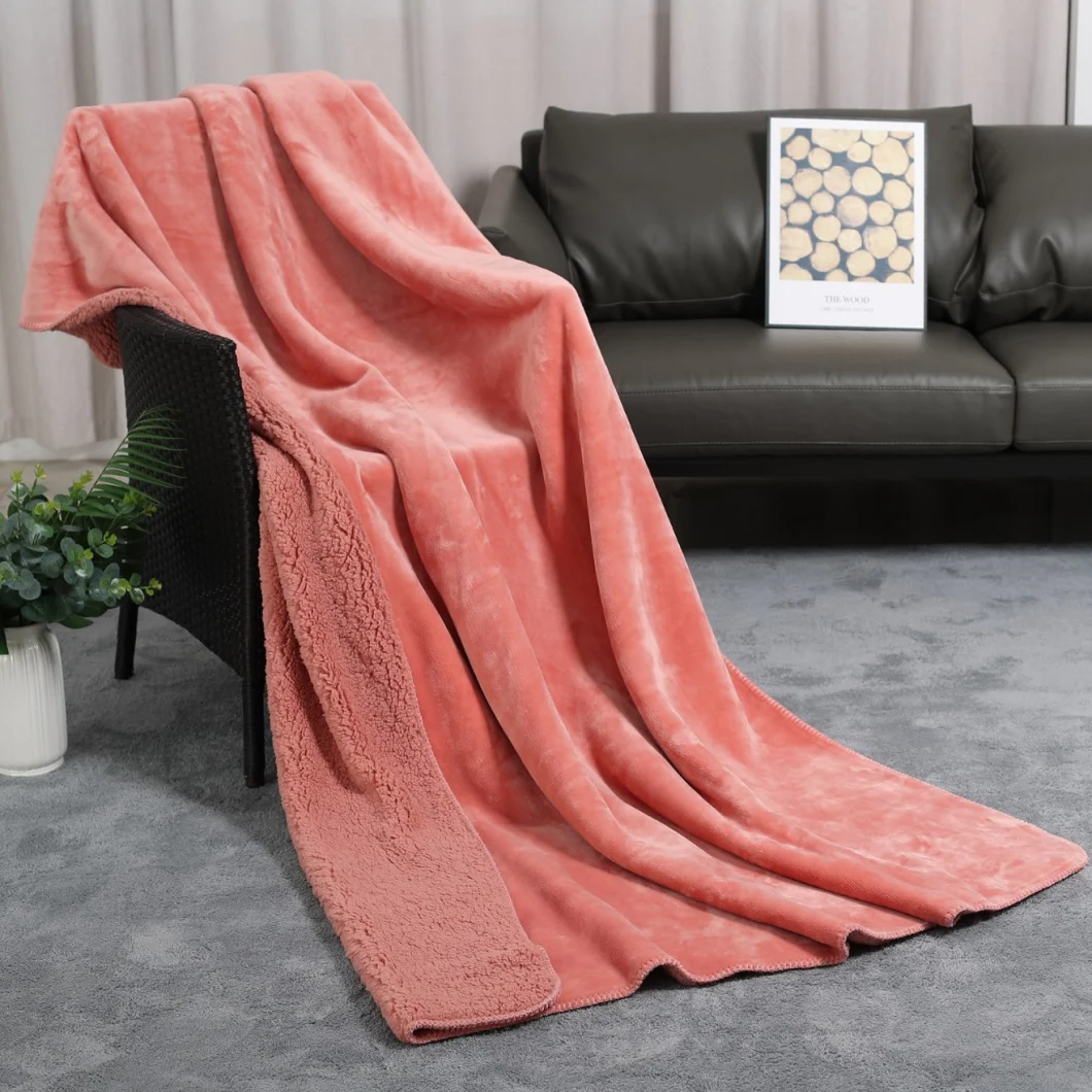 Wholesale China Factory Pendlet Polyester Barefoot Mink Blanket Soft Microfiber Silk Bedding Sets Electric Picnic Barefoot Coral Sherpa Big Photo Custom Fleece