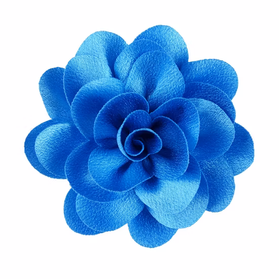 Fleurs faites à la main en soie brillante de 7 cm, fleurs de chaussures, fleurs de chapeaux, matériaux de ruban de cheveux, accessoires de vêtements de bricolage