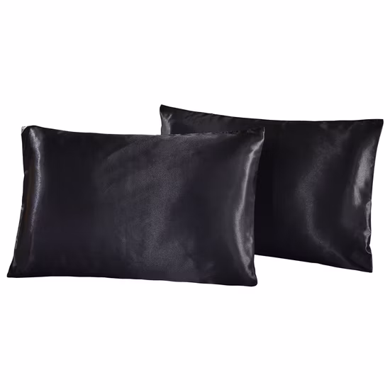 Taie d'oreiller en satin de soie pure Taie d'oreiller en soie imitée