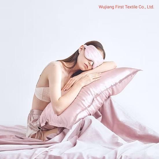 Voyage de luxe en gros 6A Grade 100% taie d'oreiller en soie de mûrier avec masque pour les yeux taie d'oreiller en soie ensemble-cadeau